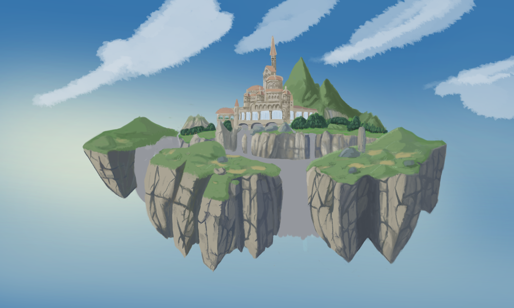近くで見たらドット絵になってしまいますが、、、頑張ってお城を完成させました(^o^)